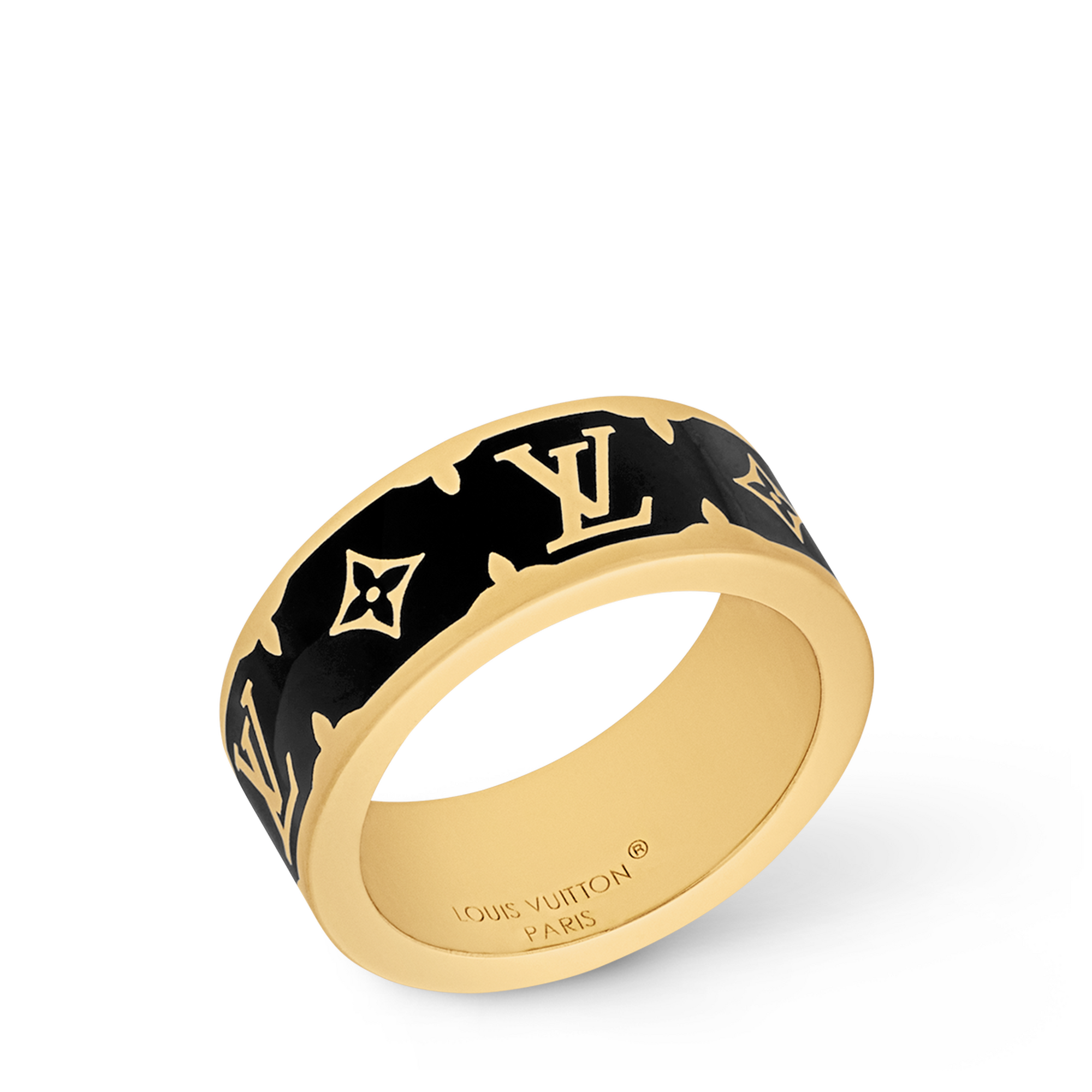LOUIS VUITTON Nanogram Ring ルイヴィトン ナノグラム Nanogram Enamel Ring S00 - Fashion Jewellery | LOUIS VUITTON